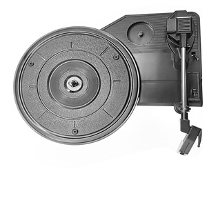 Oferta Especial: Conjunto de Movimiento de Tocadiscos Metálico para Reproductor de Vinilos LP con Base de Brazo de Tono, Pieza Central de Audio para el Hogar - Product Image 1