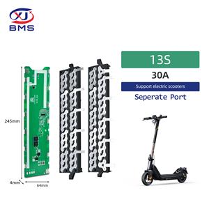 Xj 13S 30A 54V riêng biệt cổng phí 3A dischrge 30A cho 18650 lithium pin điện xe tay ga e-xe đạp BMS pin bảo vệ - Product Image 3