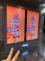 Kiosque de publicité numérique à écran tactile pour centre commercial de transport public, annuaire intelligent, boîtier métallique étanche pour l'extérieur
