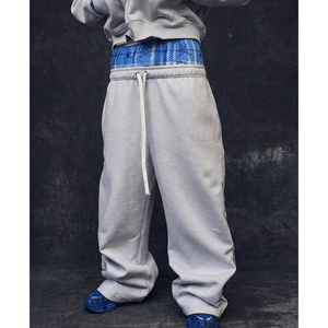 <span class=keywords><strong>Tuta</strong></span> Sportiva Personalizzata 450 Gsm 100% <span class=keywords><strong>Cotone</strong></span>, Set Felpa con Zip e Pantaloni, Produttore di Tute Casual da <span class=keywords><strong>Uomo</strong></span> - Product Image 3