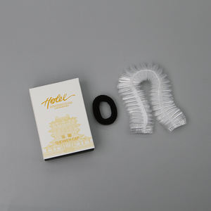 Gorros <span class=keywords><strong>de</strong></span> ducha impermeables desechables <span class=keywords><strong>de</strong></span> hotel estándar reciclado global al por mayor <span class=keywords><strong>para</strong></span> mujer gorros <span class=keywords><strong>de</strong></span> <span class=keywords><strong>baño</strong></span> <span class=keywords><strong>de</strong></span> bebé con ajuste suave - Product Image 1