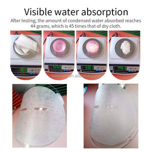 17.8g Lembar Masker Wajah Serat Selulosa Ultra-tipis Bahan Baku Kertas Masker Wajah Kering Kelas Medis - Product Image 3