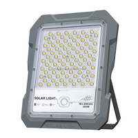 Projecteur solaire à capteur radar à économie d'énergie 800W 1200W, étanche IP65, éclairage extérieur pour entrepôt et ferme