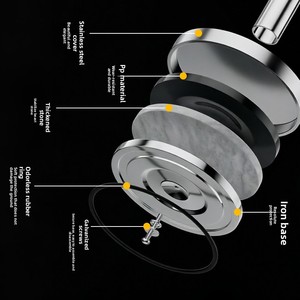 Barrière de sécurité rétractable en acier inoxydable de 1 m, remplissable d'eau, avec poteau d'avertissement pour banque et système de fixation rapide - Product Image 3