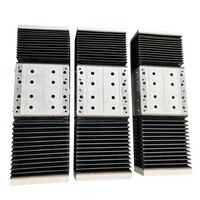 Module de guidage linéaire à vis à billes anti-poussière de 120 mm de largeur avec soufflet accordéon pour machines-outils CNC