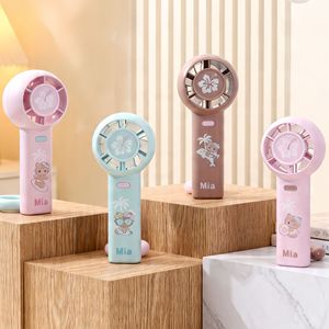 Mia <b>Mini</b> Handheld <b>Fan</b> 5W <b>USB</b> Rechargeable Foldable With Hook For Outdoor Use - Product Image 4