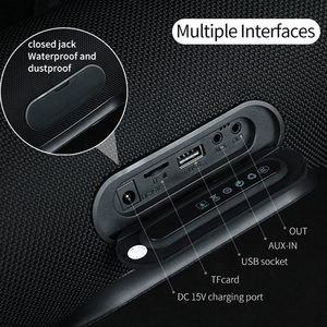 P9 UHF IPX-6 không thấm nước Bluetooth loa 50W di động BT loa hỗ trợ <span class=keywords><strong>MP3</strong></span>, WMA, WAV, FLAC, APE Micro không dây loa - Product Image 4