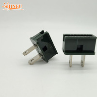 Prise vampire Shineu 125V 6AMP SPT-1/SPT-2 pour usage résidentiel, adaptateur de prise électrique général, fabriqué en Chine
