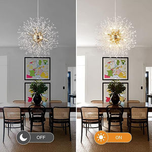 Yeni tasarım Modern İskandinav dekorasyon karahindiba kristal Led kolye ışık - Product Image 5