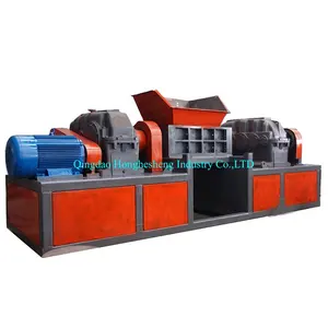 small foam rubber tyre tire plastic waste shredder machine for recycling