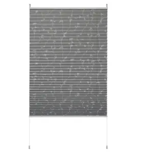 Grey Plisse Blinds Day Night Sunshade Single Layer Wholesale Cheap Price Pleated Blind For Window