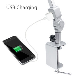 Vente <span class=keywords><strong>en</strong></span> <span class=keywords><strong>gros</strong></span> <span class=keywords><strong>lampe</strong></span> <span class=keywords><strong>de</strong></span> <span class=keywords><strong>bureau</strong></span> <span class=keywords><strong>à</strong></span> bras pivotant réglable <span class=keywords><strong>pince</strong></span> <span class=keywords><strong>de</strong></span> meubles d'architecte <span class=keywords><strong>en</strong></span> aluminium <span class=keywords><strong>lampe</strong></span> <span class=keywords><strong>de</strong></span> <span class=keywords><strong>bureau</strong></span> avec USB Design moderne - Product Image 2