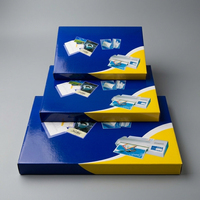 Pochettes de plastification thermique PET brillantes double face format A4 pour photos, 80 microns, 125 microns, 200 microns, 250 microns, 100 pièces
