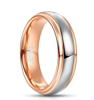 Anillos de tungsteno al por mayor de China para hombres y mujeres 4mm/6mm/8MM 18K oro amarillo Alianzas de Boda hombres anillo de boda Rasta joyería de tungsteno