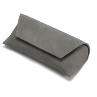Étui à lunettes souple uni, fait main, sac de rangement pour lunettes