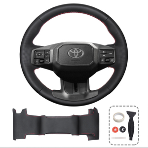 Accessori Auto, Decorazione Interna, Coprivolante in Pelle Artificiale Cucito a Mano per <span class=keywords><strong>Toyota</strong></span> <span class=keywords><strong>RAV4</strong></span> 2026 - Product Image 1