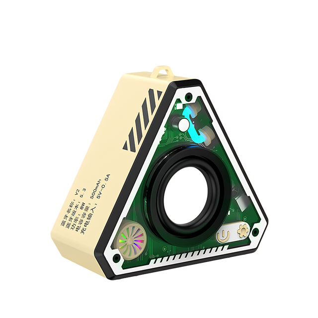 Outdoor Mini Triangular BT Speaker Portable Wireless Speaker Waterproof Perfect for Travel Camping Hiking and Beach