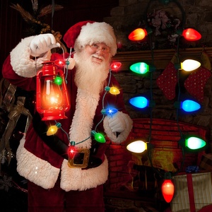 Collier lumineux LED DAMAI pour Noël, avec ampoules pour fêtes de fin d'année, 9 ampoules LED, accessoires pour pulls de Noël (lot de 2) - Product Image 6