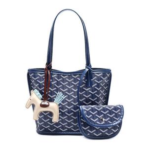 Bolso tote de PU con ribete de dientes de perro estilo Daedongmun de Corea del Sur, de gran capacidad, con diseño de grafiti, para mujer, Primavera 2026, Venta al por mayor - Product Image 4