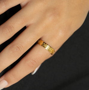 Inspire Jewelry Hurriya <span class=keywords><strong>Freedom</strong></span> Ring Étanche en acier inoxydable avec placage rose et or Princesse Cut Diamond pour mariage - Product Image 4