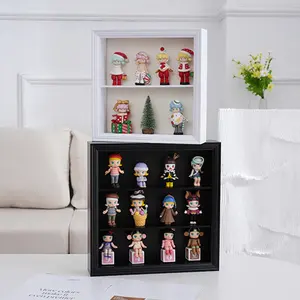 Wooden Photo Frame Shadow Box For Displaying Doll And Toy Collections