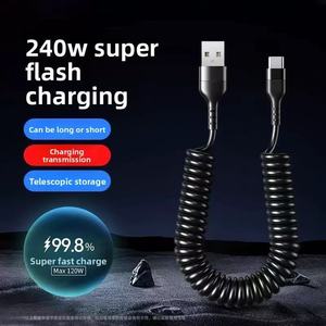 120W Mù<span class=keywords><strong>a</strong></span> Xuân Siêu Nhanh 6A <span class=keywords><strong>Type</strong></span>-C Sạc Cáp Nylon Áo Khoác 5A Nhanh Chóng Sạc Dòng Dữ Liệu Tương Thích Điện Thoại Di Động Xe <span class=keywords><strong>USB</strong></span> Cổng - Product Image 5