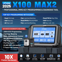 2026 XTOOL X100 MAX2 KC501 Gelişmiş Anahtar Programlayıcı J2534 ECU Programlama Anahtar Eşleştirme Otomotiv Tarayıcı Topoloji Haritalama