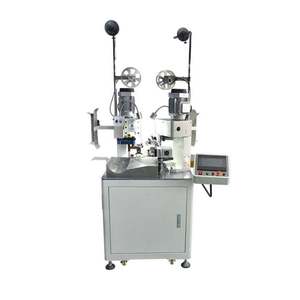Machine de sertissage automatique à double tête pour fils électroniques, dénudeur de fils en silicone, coupe-fils, équipement électronique - Product Image 4