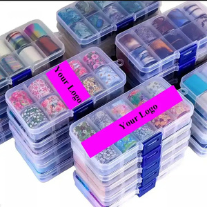 TSZS Kit de Láminas para Uñas con 10 Diseños por Caja, Nuevos Productos Populares para <span class=keywords><strong>Nail</strong></span> Art, Calcomanías de Transferencia con Diseños Clásicos Brillantes - Product Image 1
