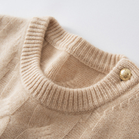 Vente flash : Ensembles en cachemire pour femmes avec pull en cachemire et pantalon, haute qualité, 2 pièces