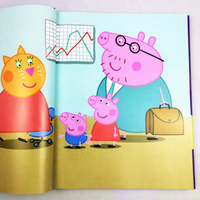 Collection Peppa Pig de 8 histoires, édition originale anglaise, trésor de Peppa, reliure parfaite, boîte en papier fantaisie