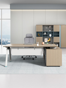 <span class=keywords><strong>Bureau</strong></span> de direction moderne en bois de luxe, vente en gros directe d'usine, table de <span class=keywords><strong>bureau</strong></span> pour manager, 1,6 m, 1,8 m, 2 m - Product Image 2