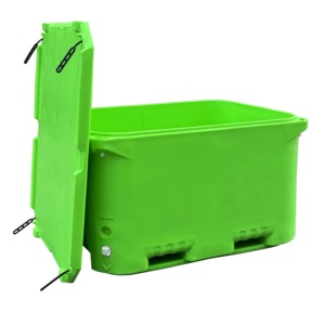 Conteneur isotherme en plastique <span class=keywords><strong>de</strong></span> 1000L avec couvercle épais et compresseur, réutilisable pour l'élevage <span class=keywords><strong>de</strong></span> poissons et <span class=keywords><strong>de</strong></span> tortues, idéal pour l'industrie et le transport <span class=keywords><strong>de</strong></span> denrées alimentaires - Product Image 6