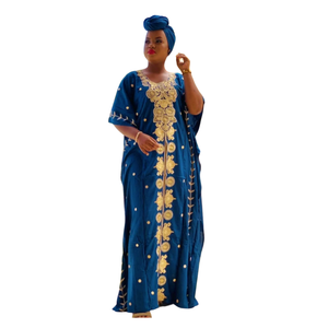 Women's Stylish Indian <b>Kaftan</b> Asymmetrical Neck Floor-Length Beachwear Soft Cotton Printed <b>Summer</b> Lace Decoration Sexy - Product Image 1