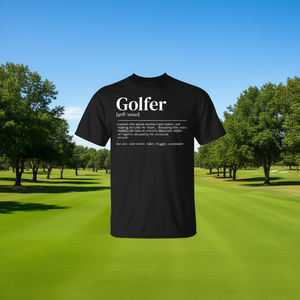 Camiseta Golf Definition Golf Player, ropa informal negra para hombre - Product Image 3