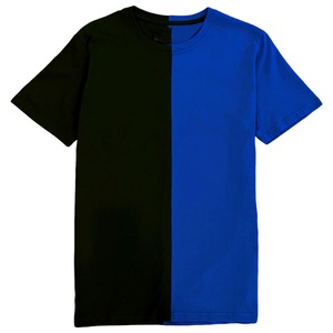 Camisetas de Alta Calidad, Corte Estándar, 75% Algodón, 25% Poliéster, Color Negro y Azul Rey, Camiseta de Manga Corta para Hombre - Product Image 1