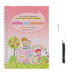 Manufacturer Alphabet Drawing <strong>Math</strong> Number Reusable Handwriting <strong>Book</strong> with Pen Calligraphy Sank Magic Spiral Practice Copybook - Product Image 1