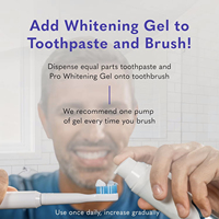 Gel blanchissant professionnel pour les dents, élimine rapidement les taches de café, de thé et de fumée, respectueux de l'émail, soin blanchissant pour les dents à domicile