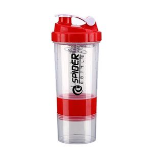 Wholesale 550Ml Three-Layer Plastic Shaker for Fitness Sports <b>Milkshake</b> & Protein Powder Back to School Logo Gift <b>Cup</b> - Product Image 5