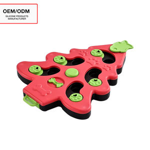 Pet ürünleri toptan noel ağacı interaktif köpek kedi eğitim oyuncak bulmaca yavaş besleyici evcil tedavi zenginleştirme oyuncaklar - Product Image 1