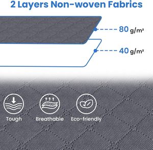 <b>Folding</b> Rectangle Non-woven Fabric Clothing <b>Storage</b> <b>Box</b>-Collapsible Multifunctional 66-105L Capacity - Product Image 4