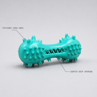 Jouet à mâcher dentaire pour chien, brosse à dents nettoyante, flottant, pour le jeu aquatique, durable, en caoutchouc thermoplastique, en forme de tige, pour chiens de taille moyenne/grande