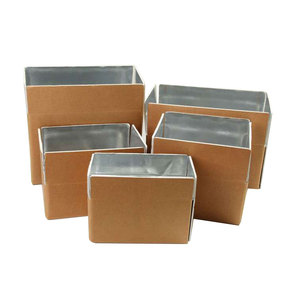 Aluminum foil layer corrugated package cardboard thermal chill box
