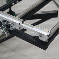 220v chine petite scie à table à panneaux combinée coulissante verticale pour bois mdf planche à découper scie à panneau machine à bois