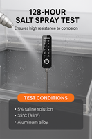 Control de Acceso EBKN Tuya Wifi TTlock con Huella Dactilar, Contraseña, NFC, RFID, Sistema de Control de Acceso Impermeable