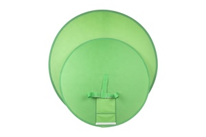 Accessoire de studio photo Chromakey fond de chaise pliable à écran vert/fond de webcam portable pour conversations vidéo, zoom - Product Image 2