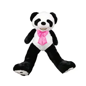 Büyük boy 300cm peluş oyuncak ayı sevimli peluş yumuşak panda peluş dev panda