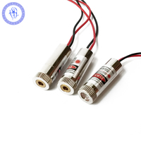 Module de Diode Laser rouge, 2 pièces 650nm 3-5V point Laser rouge focalisable 30mw