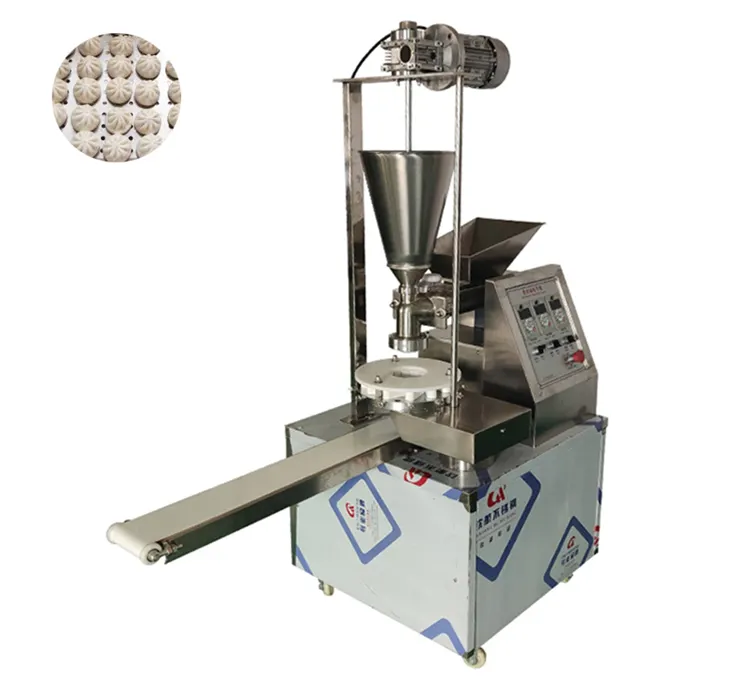 Automatic Dim Sum Machinery Steamed Stuff Bread Manufacturer / Stuffed Bun Making Machine