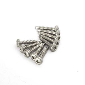 Vis autoforeuses à tête bombée en acier inoxydable, filetage profond grossier pour fixation métallique métrique, résistant à la corrosion, usage industriel - Product Image 5